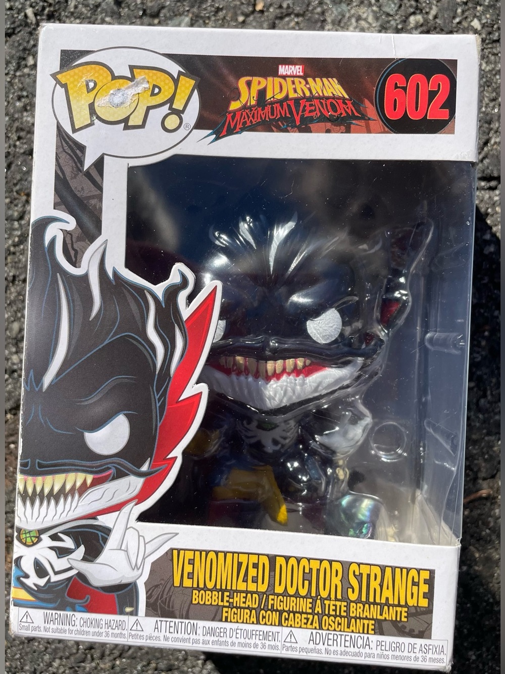 In Box Funko Pop Venomized Doctor Strange (#602) Spider Man Marvel Collectible
